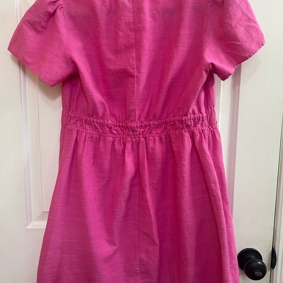 New! Isabel Maternity Pink Dress w/pockets - Picture 4 of 6